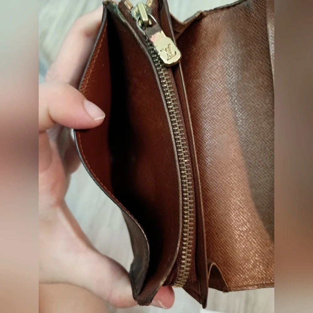 Louis Vuitton LV Monogram Porte Monnaie Tresor Wallet